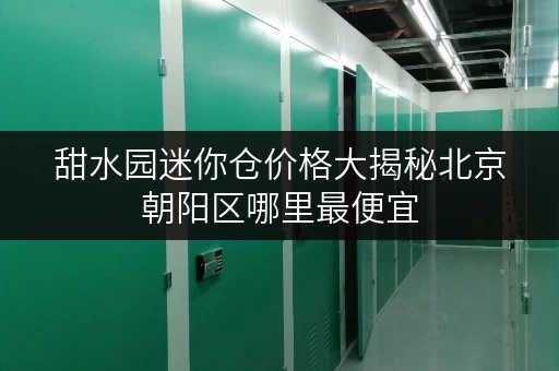 甜水园迷你仓价格大揭秘北京朝阳区哪里最便宜