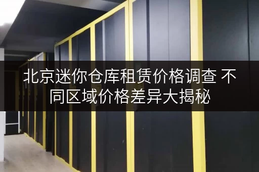北京迷你仓库租赁价格调查 不同区域价格差异大揭秘