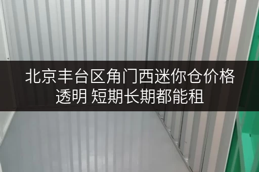 北京丰台区角门西迷你仓价格透明 短期长期都能租