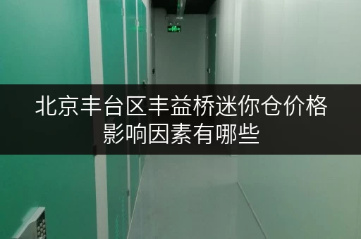 北京丰台区丰益桥迷你仓价格影响因素有哪些