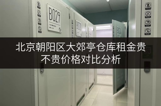 北京朝阳区大郊亭仓库租金贵不贵价格对比分析