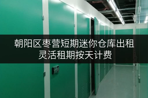 朝阳区枣营短期迷你仓库出租 灵活租期按天计费