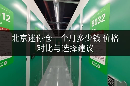 北京迷你仓一个月多少钱 价格对比与选择建议