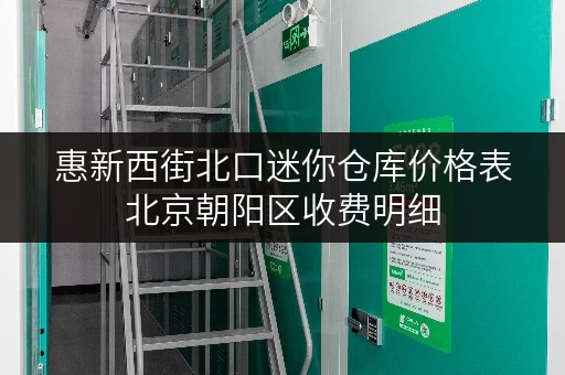 惠新西街北口迷你仓库价格表北京朝阳区收费明细