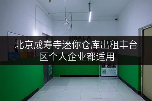 北京成寿寺迷你仓库出租丰台区个人企业都适用