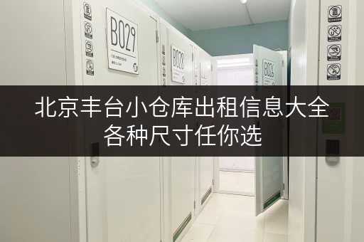 北京丰台小仓库出租信息大全各种尺寸任你选