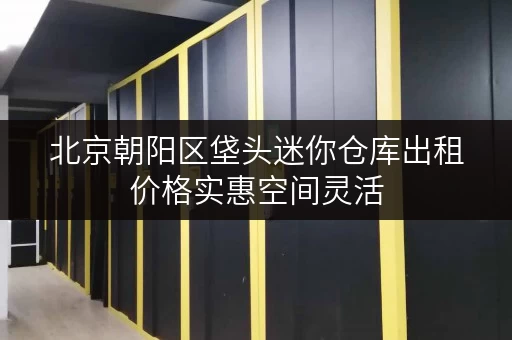 北京朝阳区垡头迷你仓库出租价格实惠空间灵活