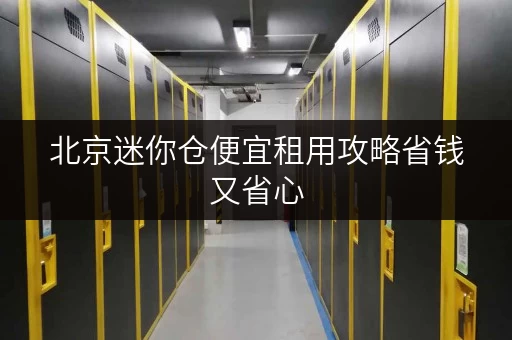 北京迷你仓便宜租用攻略省钱又省心