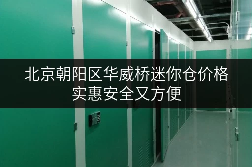 北京朝阳区华威桥迷你仓价格实惠安全又方便