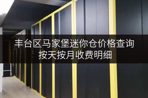 丰台区马家堡迷你仓价格查询 按天按月收费明细