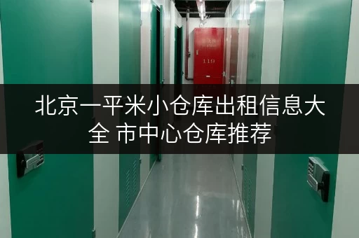 北京一平米小仓库出租信息大全 市中心仓库推荐