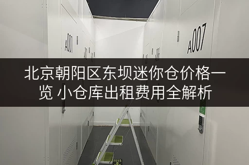 北京朝阳区东坝迷你仓价格一览 小仓库出租费用全解析