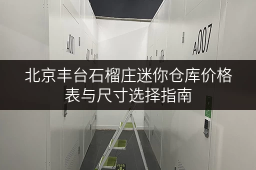 北京丰台石榴庄迷你仓库价格表与尺寸选择指南