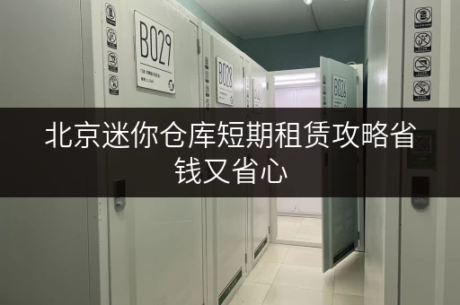 北京迷你仓库短期租赁攻略省钱又省心