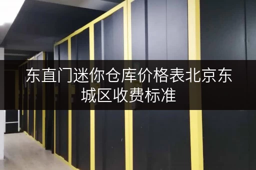 东直门迷你仓库价格表北京东城区收费标准