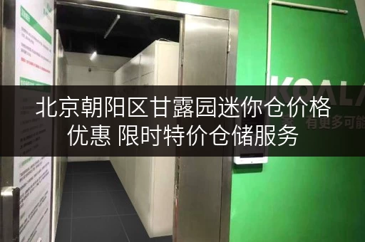 北京朝阳区甘露园迷你仓价格优惠 限时特价仓储服务