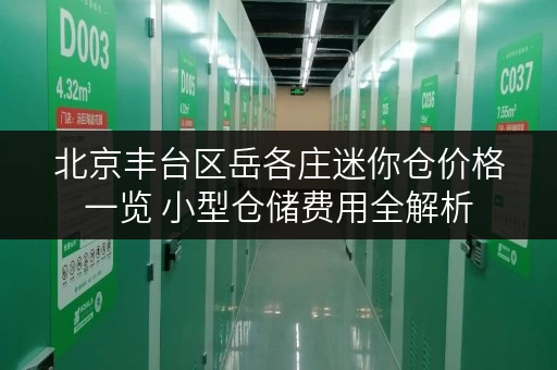 北京丰台区岳各庄迷你仓价格一览 小型仓储费用全解析