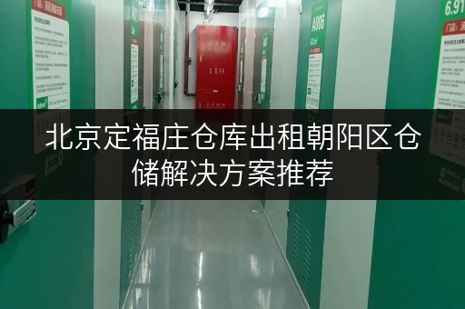 北京定福庄仓库出租朝阳区仓储解决方案推荐