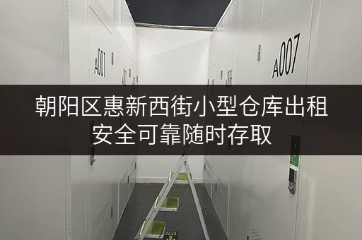 朝阳区惠新西街小型仓库出租安全可靠随时存取