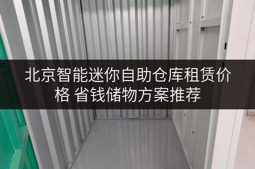 北京智能迷你自助仓库租赁价格 省钱储物方案推荐