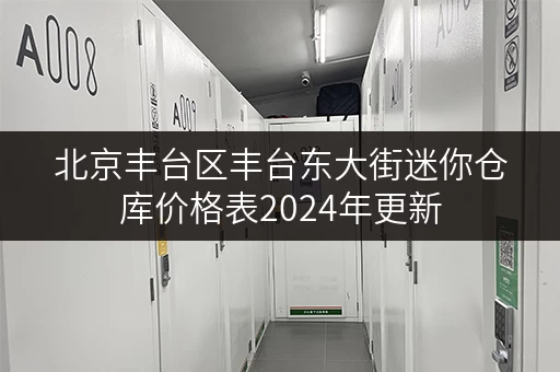 北京丰台区丰台东大街迷你仓库价格表2024年更新