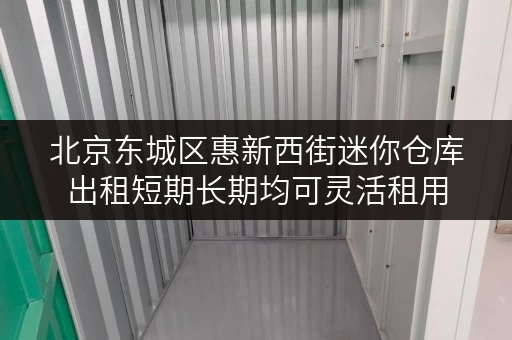 北京东城区惠新西街迷你仓库出租短期长期均可灵活租用
