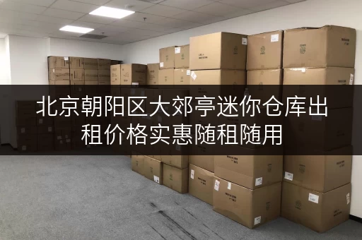 北京朝阳区大郊亭迷你仓库出租价格实惠随租随用