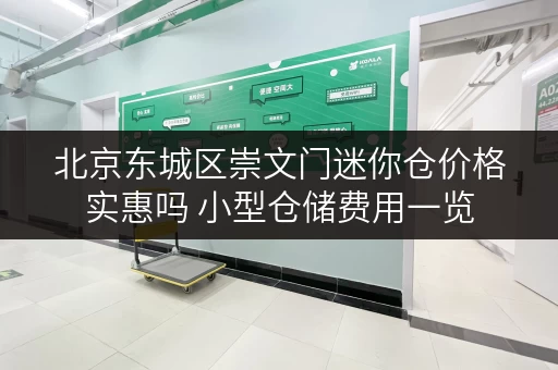 北京东城区崇文门迷你仓价格实惠吗 小型仓储费用一览