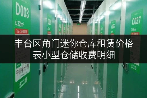 丰台区角门迷你仓库租赁价格表小型仓储收费明细
