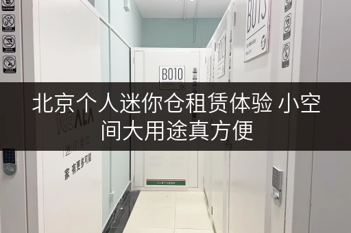 北京个人迷你仓租赁体验 小空间大用途真方便