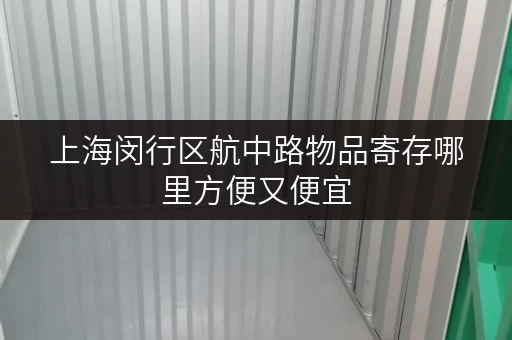 上海闵行区航中路物品寄存哪里方便又便宜 上海闵行区航中路物品寄存哪里方便又便宜