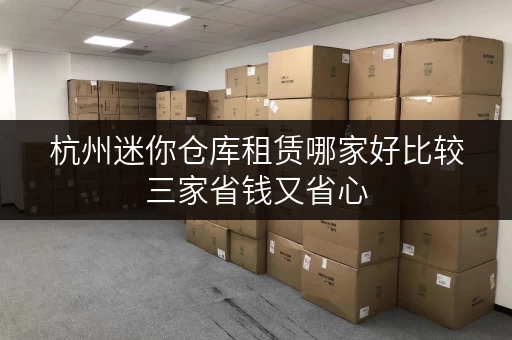 杭州迷你仓库租赁哪家好比较三家省钱又省心