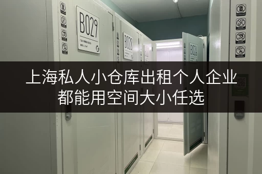 上海私人小仓库出租个人企业都能用空间大小任选