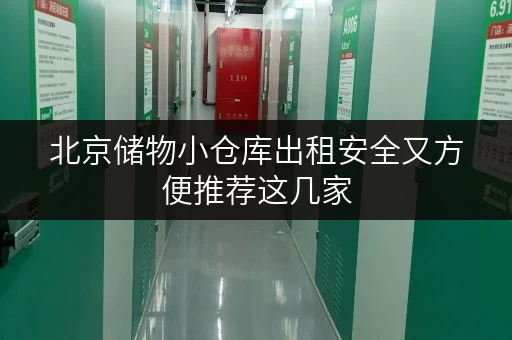 北京储物小仓库出租安全又方便推荐这几家