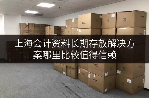 上海会计资料长期存放解决方案哪里比较值得信赖