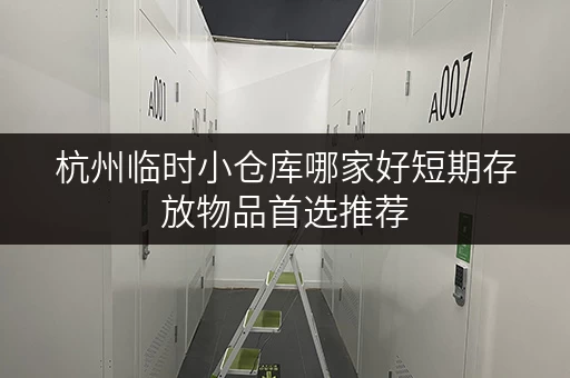 杭州临时小仓库哪家好短期存放物品首选推荐