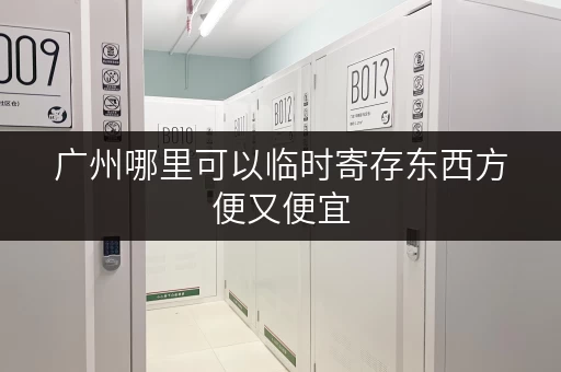 广州哪里可以临时寄存东西方便又便宜 广州哪里可以临时寄存东西方便又便宜