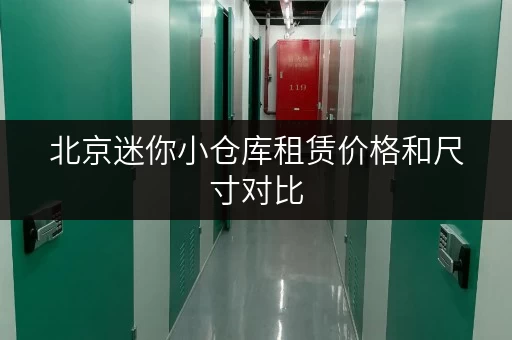 北京迷你小仓库租赁价格和尺寸对比