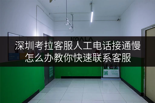 深圳考拉客服人工电话接通慢怎么办教你快速联系客服