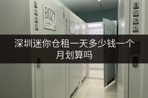 深圳迷你仓租一天多少钱一个月划算吗