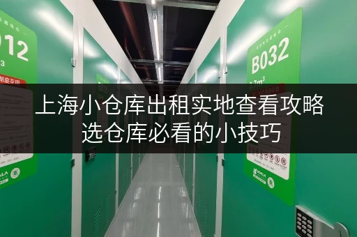 上海小仓库出租实地查看攻略 选仓库必看的小技巧