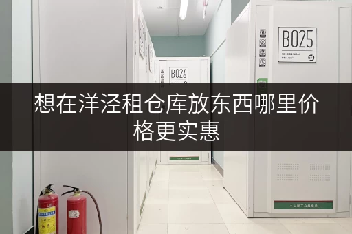 想在洋泾租仓库放东西哪里价格更实惠