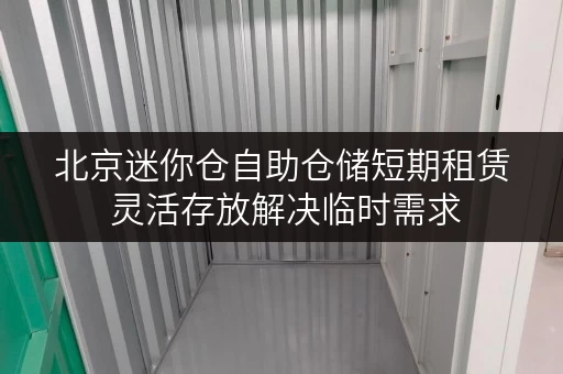 北京迷你仓自助仓储短期租赁 灵活存放解决临时需求