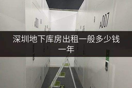 深圳地下库房出租一般多少钱一年