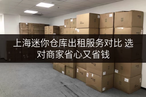 上海迷你仓库出租服务对比 选对商家省心又省钱