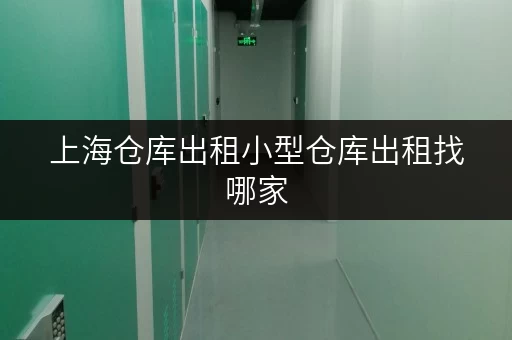 上海仓库出租小型仓库出租找哪家 上海仓库出租小型仓库出租找哪家