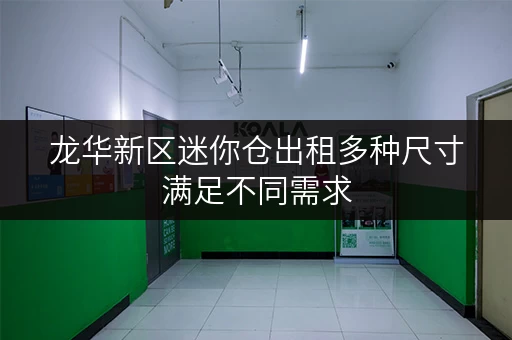 龙华新区迷你仓出租多种尺寸满足不同需求
