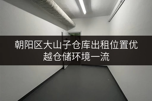朝阳区大山子仓库出租位置优越仓储环境一流