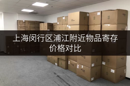 上海闵行区浦江附近物品寄存价格对比