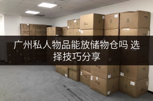 广州私人物品能放储物仓吗 选择技巧分享
